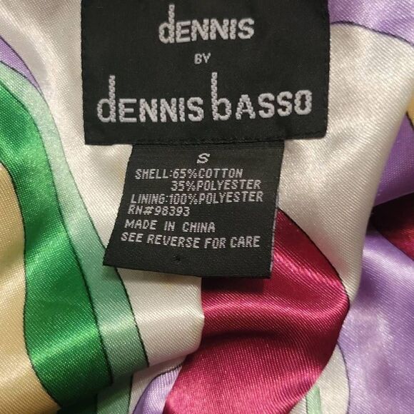 Dennis by Dennis Basso Fuscia Raincoat Size Small - Picture 7 of 8
